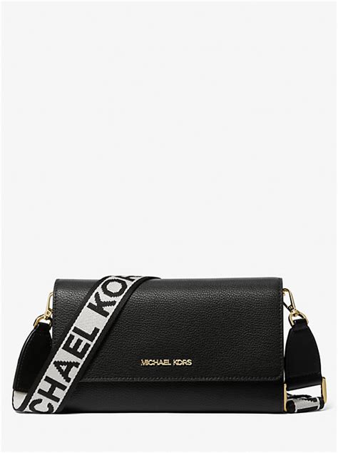 michael kors jetset breiter strap|Jet Set Large Leather Chain Crossbody Bag .